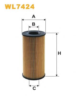 Filtro de óleo WIX WL7424 preço, a partir de 9,64 USD