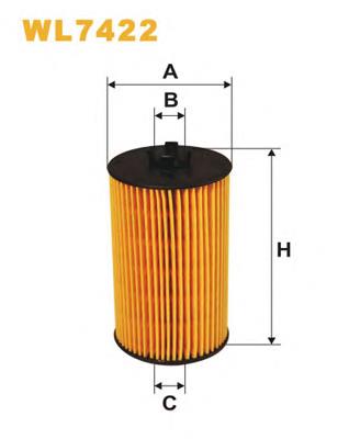 Filtro de óleo WIX WL7422 preço, a partir de 6,71 USD
