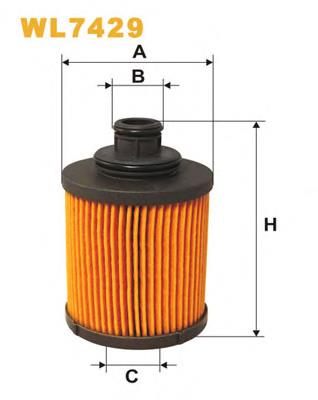 Filtro de óleo WIX WL7429 preço, a partir de 8,73 USD