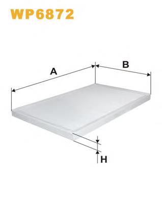 Filtro de salão WIX WP6872 preço, a partir de 14,82 USD