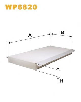 Filtro de salão WIX WP6820 preço, a partir de 8,94 USD