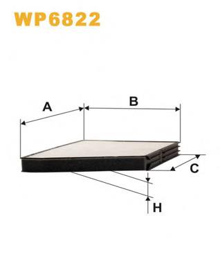 Filtro de salão WIX WP6822 preço, a partir de 11,53 USD