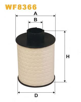 Filtro de combustível WIX WF8366 preço, a partir de 14,44 USD