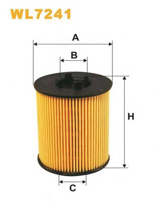 Filtro de óleo WIX WL7241 preço, a partir de 5,83 USD