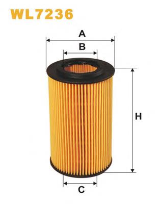 Filtro de óleo WIX WL7236 preço, a partir de 7,24 USD