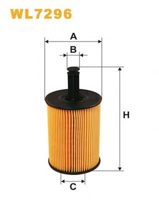Filtro de óleo WIX WL7296 preço, a partir de 6,54 USD