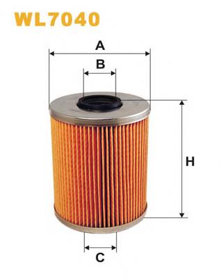 Filtro de óleo WIX WL7040 preço, a partir de 7,32 USD