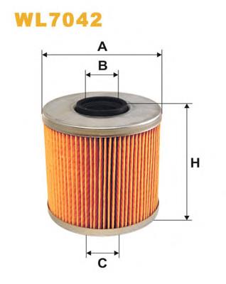 Filtro de óleo WIX WL7042 preço, a partir de 6,89 USD