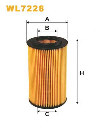 Filtro de óleo WIX WL7228 preço, a partir de 4,94 USD