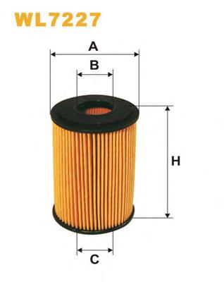 Filtro de óleo WIX WL7227 preço, a partir de 5,28 USD