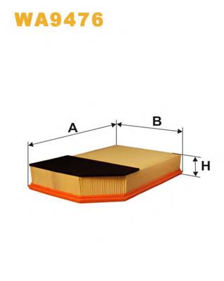 Compre WA9476 WIX Filtro de ar