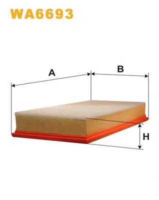 Compre WA6693 WIX Filtro de ar
