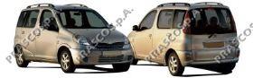  Capota Toyota Yaris VERSO monovolume (NCP2) (1999 - 2005) VERSO