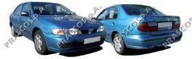 Guarda-barras direito do pára-lama dianteiro Nissan Almera I N15
