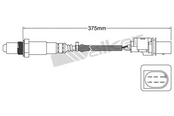 75061 FAE Sonda lambda, sensor de oxigênio até o catalisador