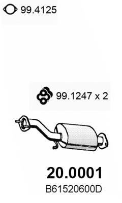 BM90123H BM Catalysts Convertidor - catalisador