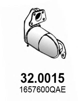Convertidor - catalisador Renault (RVI) 8200397416