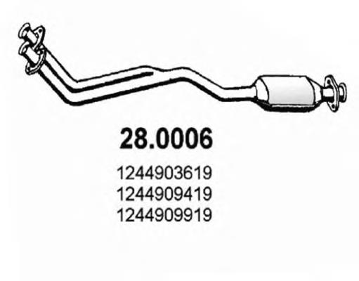 Compre Convertidor - catalisador Mercedes E 