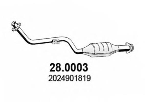 Convertidor - catalisador Mercedes C preço, a partir de 168,68 USD
