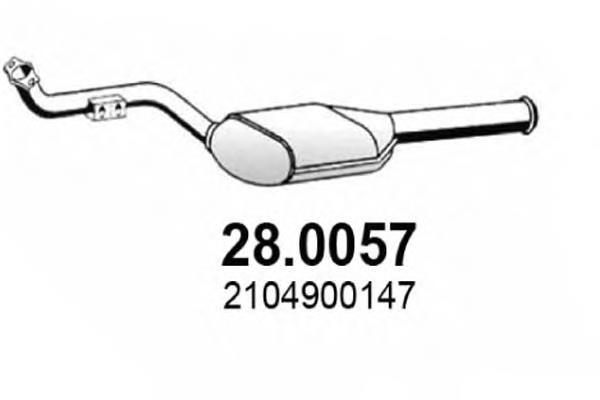 Convertidor - catalisador Mercedes A2104908319 preço, a partir de 326,29 USD