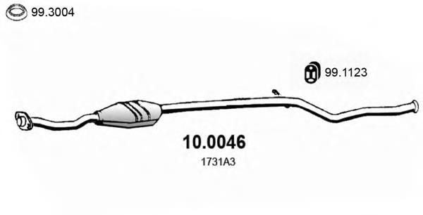 Convertidor - catalisador Bosal 099099 preço, a partir de 234,23 USD
