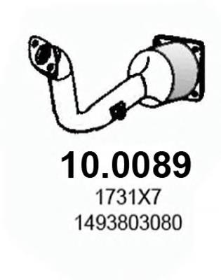 Tubo de admissão dianteiro (calças) do silenciador Peugeot/Citroen 1731X7 preço, a partir de 149,79 USD