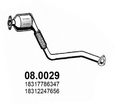 Convertidor - catalisador 45208D AS/Auto Storm