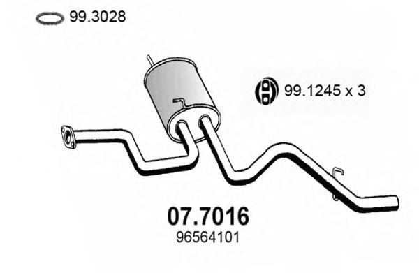 Silenciador, parte traseira Sigam 73606 preço, a partir de 86,46 USD