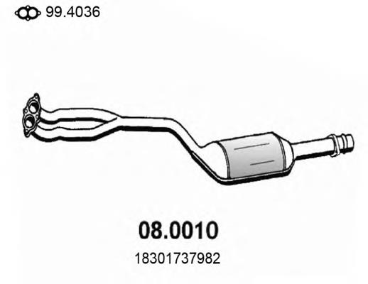 Convertidor - catalisador BM Catalysts BM90221H preço, a partir de 265,31 USD
