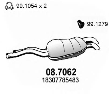 Compre 03133 Polmostrow Silenciador, parte traseira
