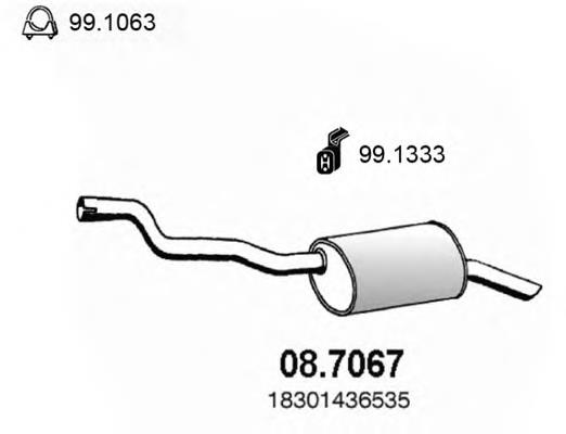 Compre 0335 Polmostrow Silenciador, parte traseira