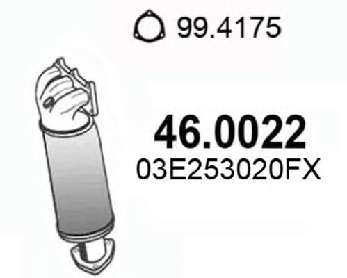 Tubo coletor de escape BM Catalysts BM91211H