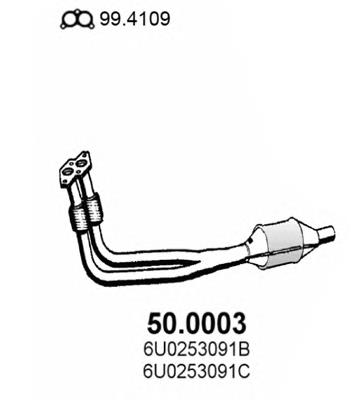 Convertidor - catalisador Skoda Felicia I 791, 6U1