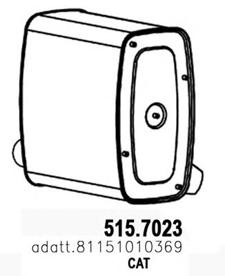 Compre 81151010370 MAN Silenciador, parte traseira
