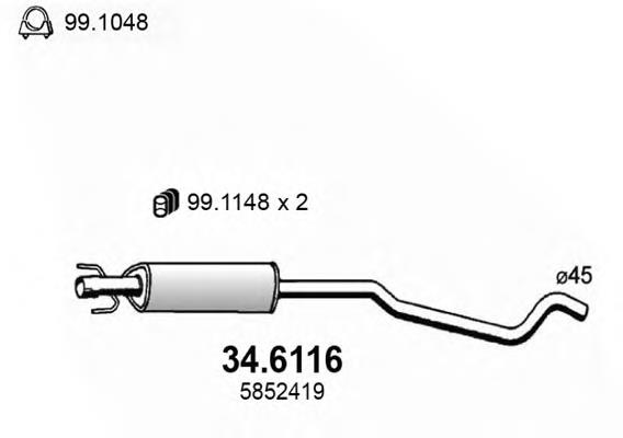  Opel 5852419 preço, a partir de 86,72 USD