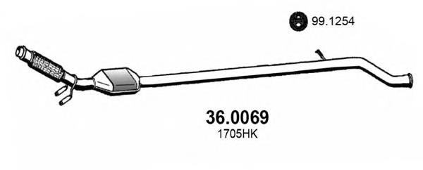 Convertidor - catalisador Asmet 08065 preço, a partir de 61,65 USD