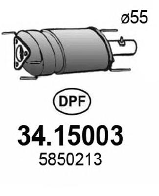 Filtro de partículas do sistema dos gases de escape AS/Auto Storm FD5013 preço, a partir de 408,23 USD