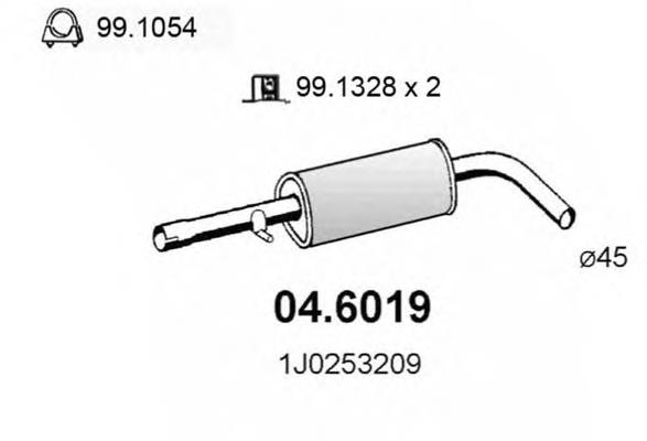 Compre 10410 Sigam Silenciador, parte central
