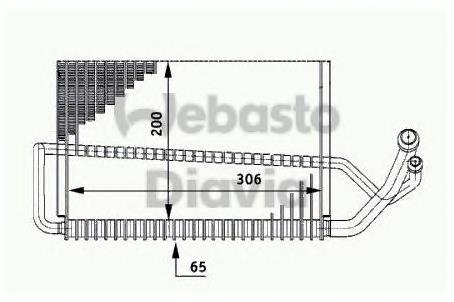 Vaporizador de aparelho de ar condicionado 2118300158 Mercedes