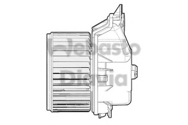 Motor de ventilador de forno (de aquecedor de salão) 34334 NRF