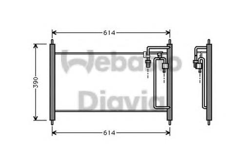 Compre 921108C802 Nissan/Infiniti Radiador de aparelho de ar condicionado