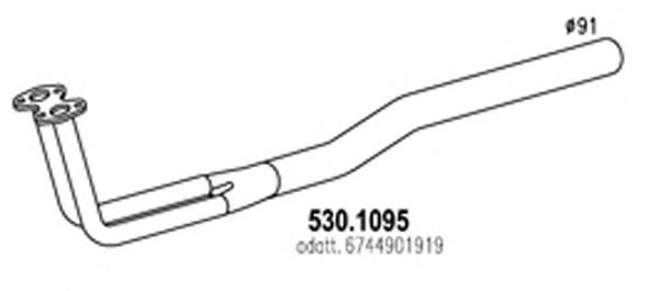 Compre 1741002180 Toyota Silenciador, parte dianteira