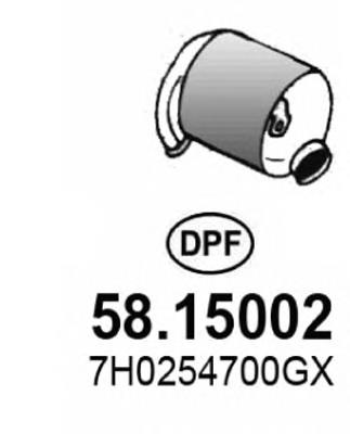 Filtro de partículas do sistema dos gases de escape Ernst 920476 preço, a partir de 448,15 USD