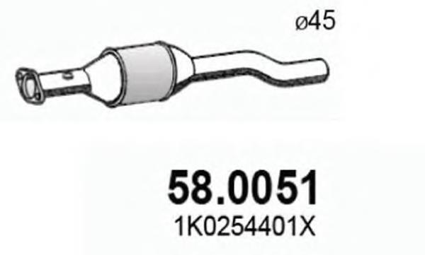Compre 1K0254401EX VAG Convertidor - catalisador