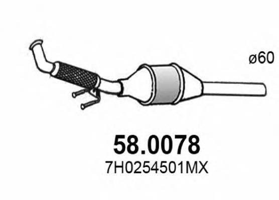 Convertidor - catalisador VAG 7H0254501MX preço, a partir de 483,76 USD