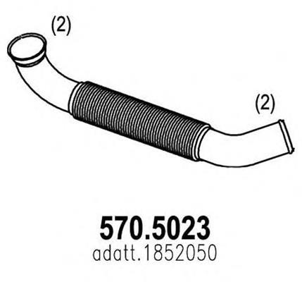 112685 Diesel Technic Silenciador, parte traseira