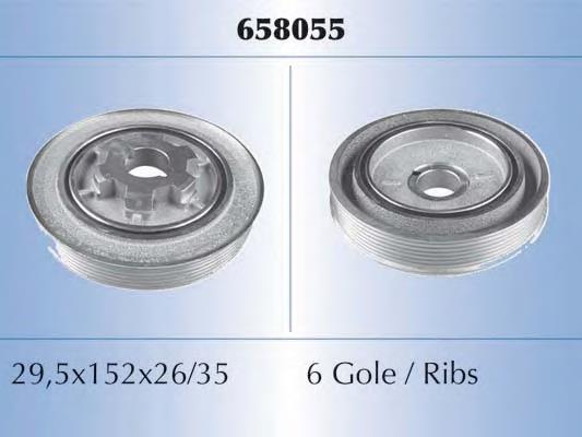 Polia de cambota LR004247 Land Rover
