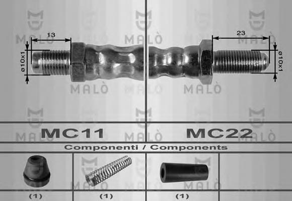 Compre 96F82078DA Ford Mangueira do freio dianteira