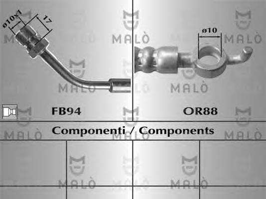 Compre TF197 Japan Parts Mangueira do freio dianteira