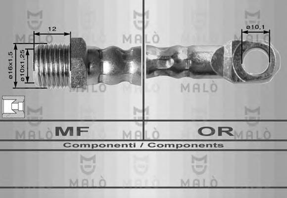 Mangueira do freio dianteira Brembo T85001 preço, a partir de 14,89 USD